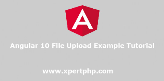 Angular 10 file upload example tutorial