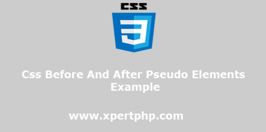 Css before and after pseudo elements example