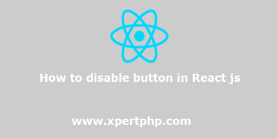 How to disable button in React js