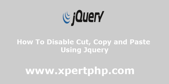 How to Disable cut, copy and paste using jquery