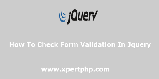 Jquery Form Validation Example