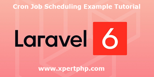 Laravel 6 cron job scheduling example tutorial
