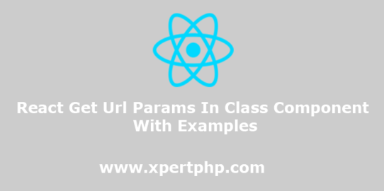 React Get Url Params In Class Component With Examples