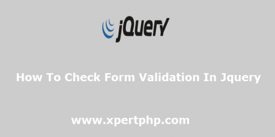 How To Check Form Validation In Jquery