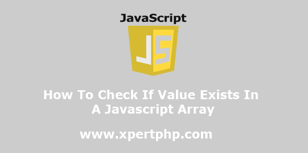 How To Check If Value Exists In A Javascript Array