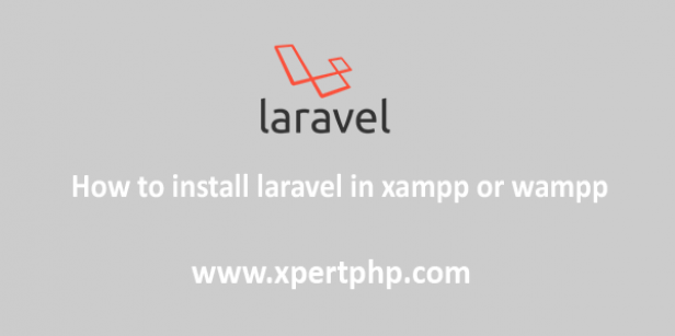 How to install laravel in xampp or wamp