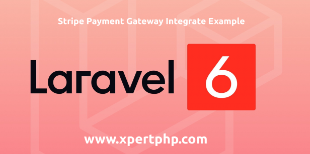 Laravel 6.0 - Stripe Payment Gateway Integrate Example
