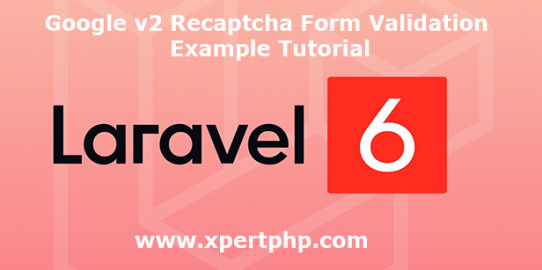 Laravel 6 Google V2 Recaptcha Form Validation
