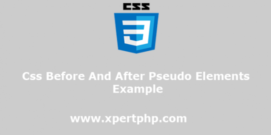 Css Before And After Pseudo Elements Example