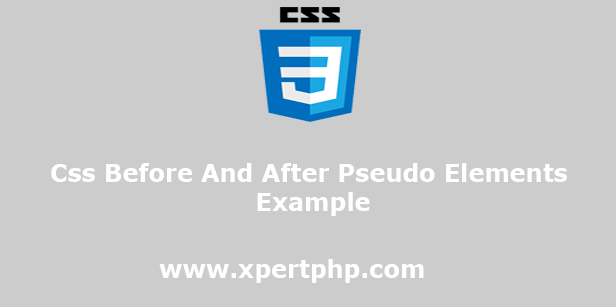 Css Before And After Pseudo Elements Example