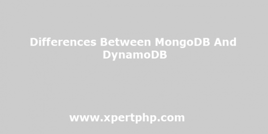 Differences Between MongoDB And DynamoDB