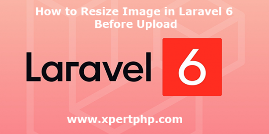 How to Resize Image in Laravel 6 Before Upload