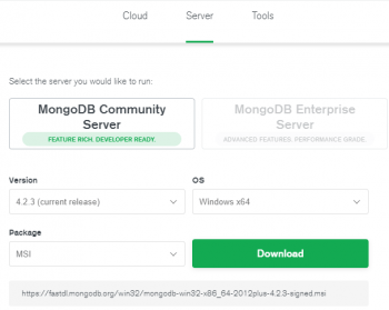 mongodb download