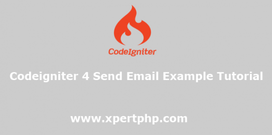 Codeigniter 4 Send Email Example Tutorial