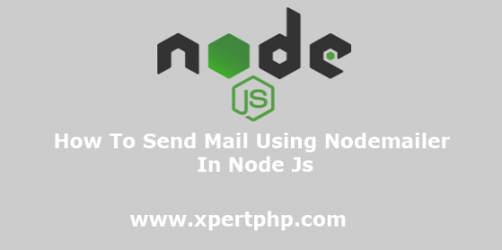 how to send mail using node js