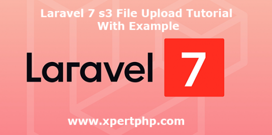 Laravel 7 s3 File Upload Tutorial With Example