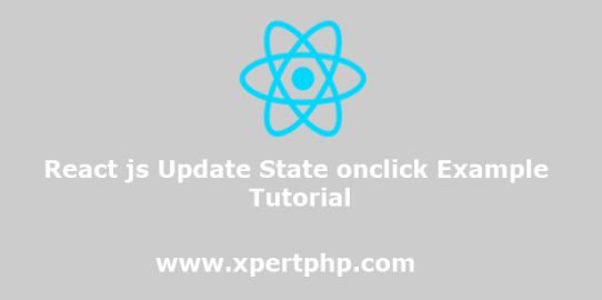 React js Update State onclick Example Tutorial