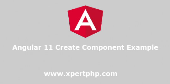 Angular 11 Create Component Example