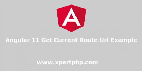 Angular 11 Get Current Route Url Example