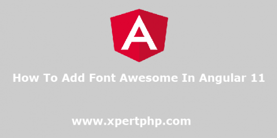 How To Add Font Awesome In Angular 11