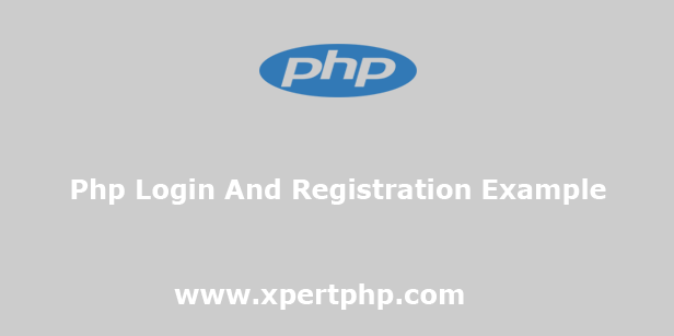 php Login And Registration Example