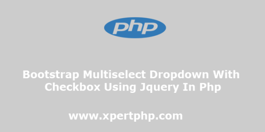 Bootstrap Multiselect Dropdown