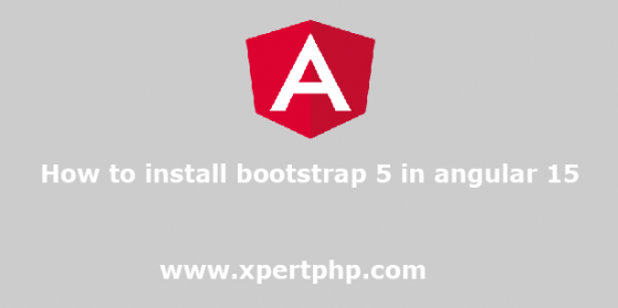 install bootstrap 5 in angular 15