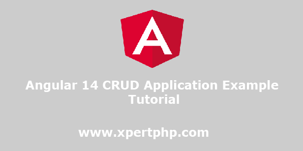 Angular 14 CRUD Application Example Tutorial
